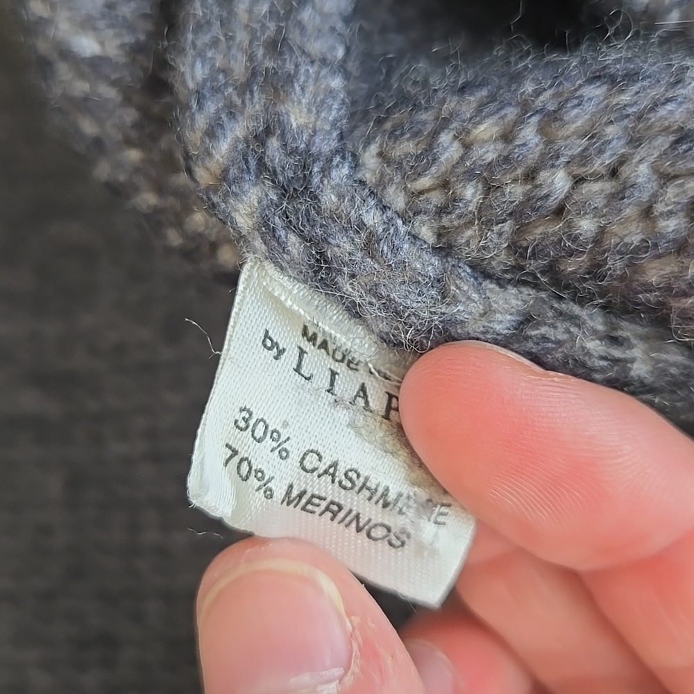 Avant Toi Cashmere Blend Textured Cardigan, Distressed Look, Unique, Quiet Lux - Picture 11 of 14